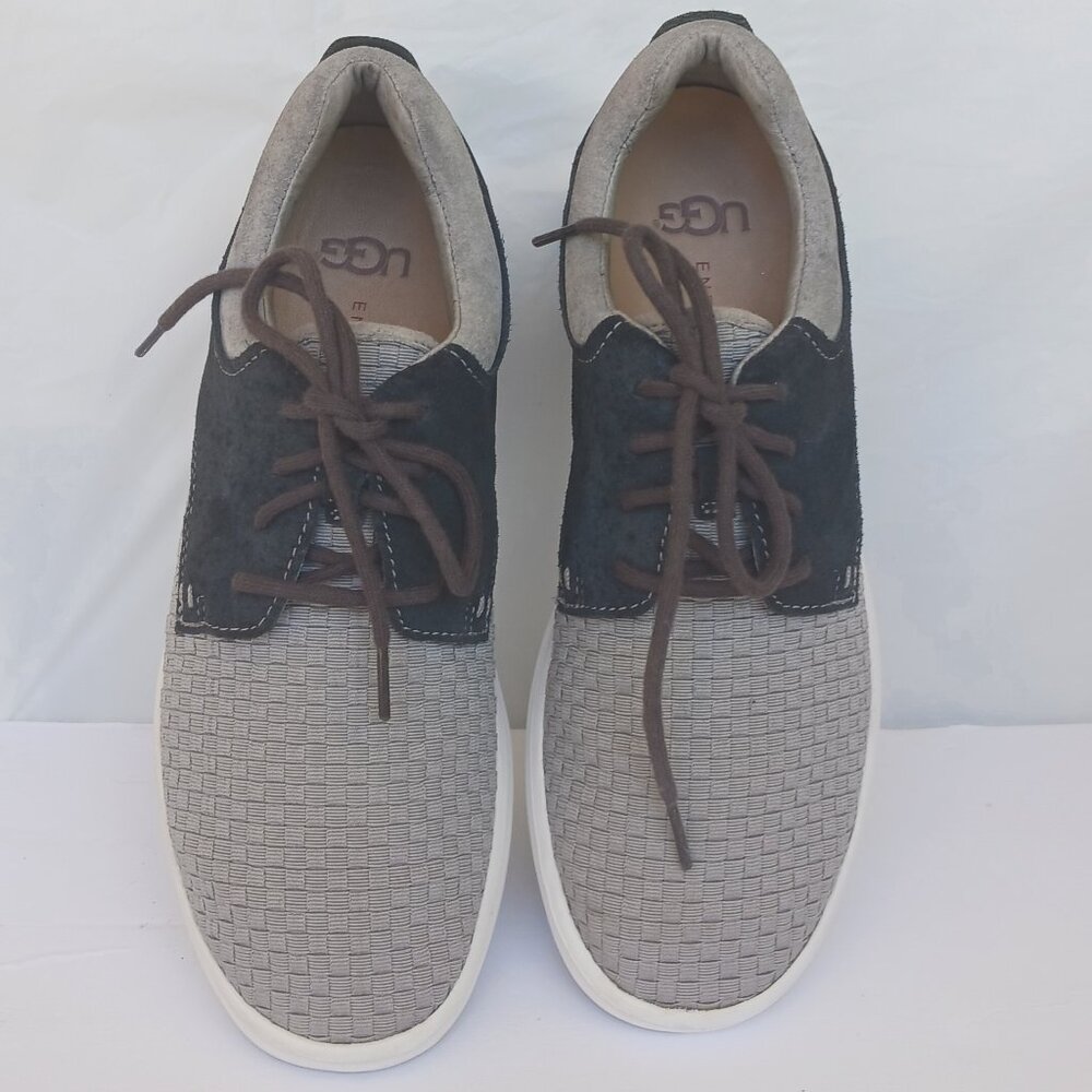 UGG Hepner Men’s woven sneakers grey Size 7 EUC